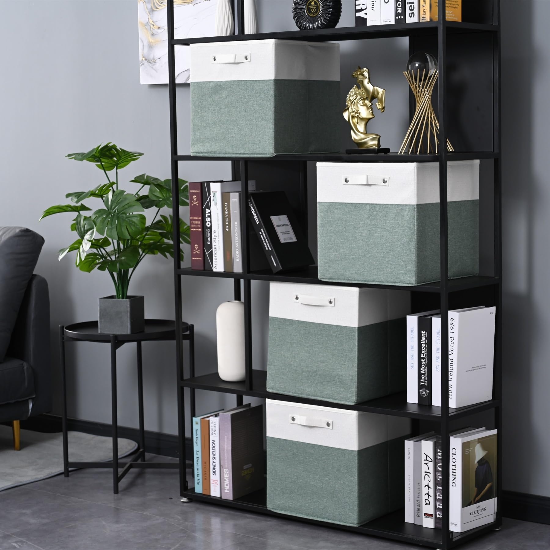FinishingBo panier plié à plat pour rangement compact et pratique