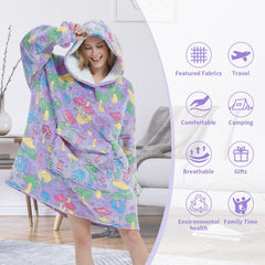 Fiosnow poche avant géante du hoodie illustrant rangement pour télécommande et téléphone