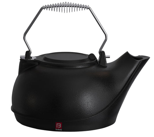 Fire Beauty bouilloire vue de face montrant silhouette et fonction humidification