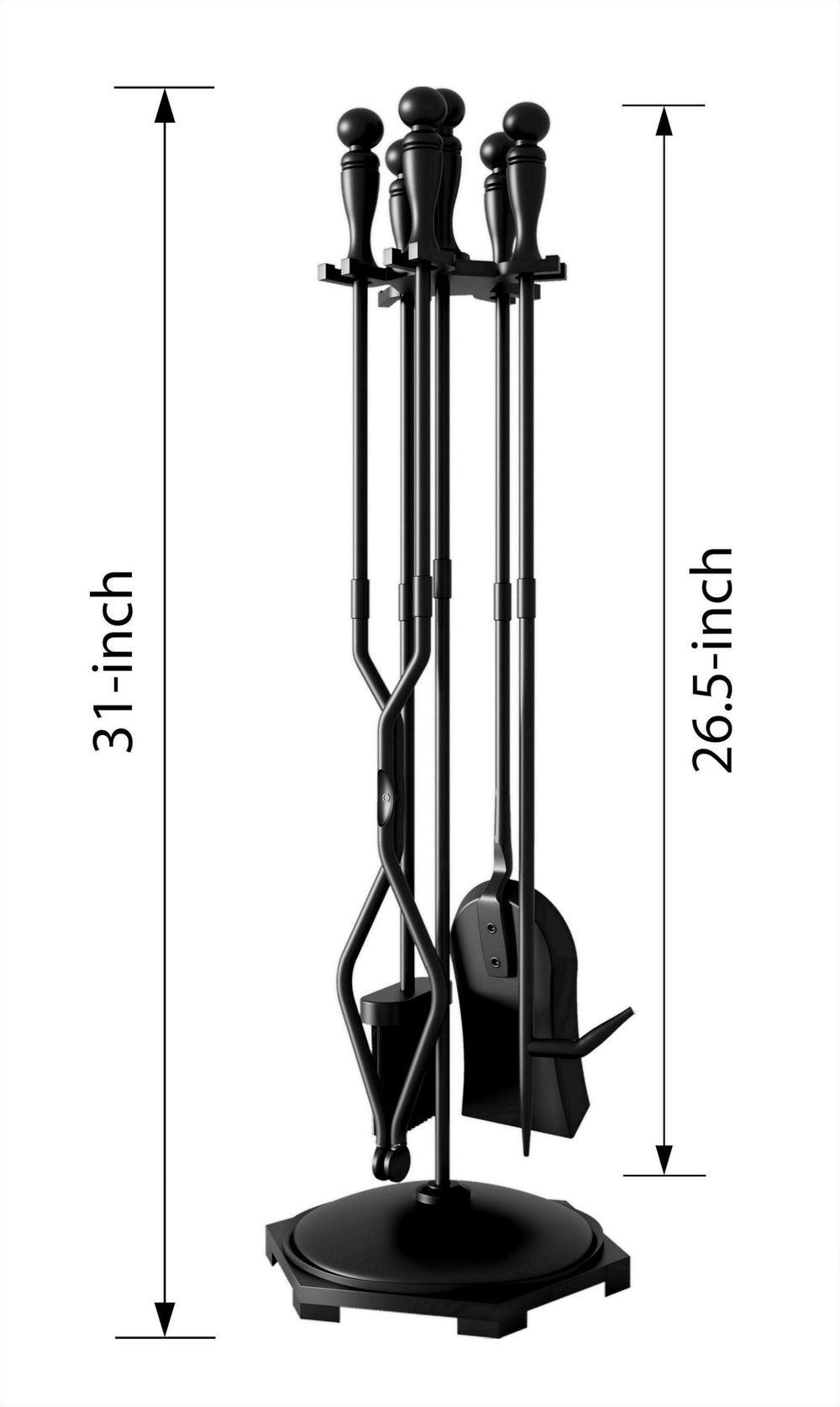Fire Beauty comparaison d'échelle montrant la taille réelle des outils