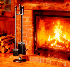 Fire Beauty vue avant du set 4 pièces montrant rangement stable et design