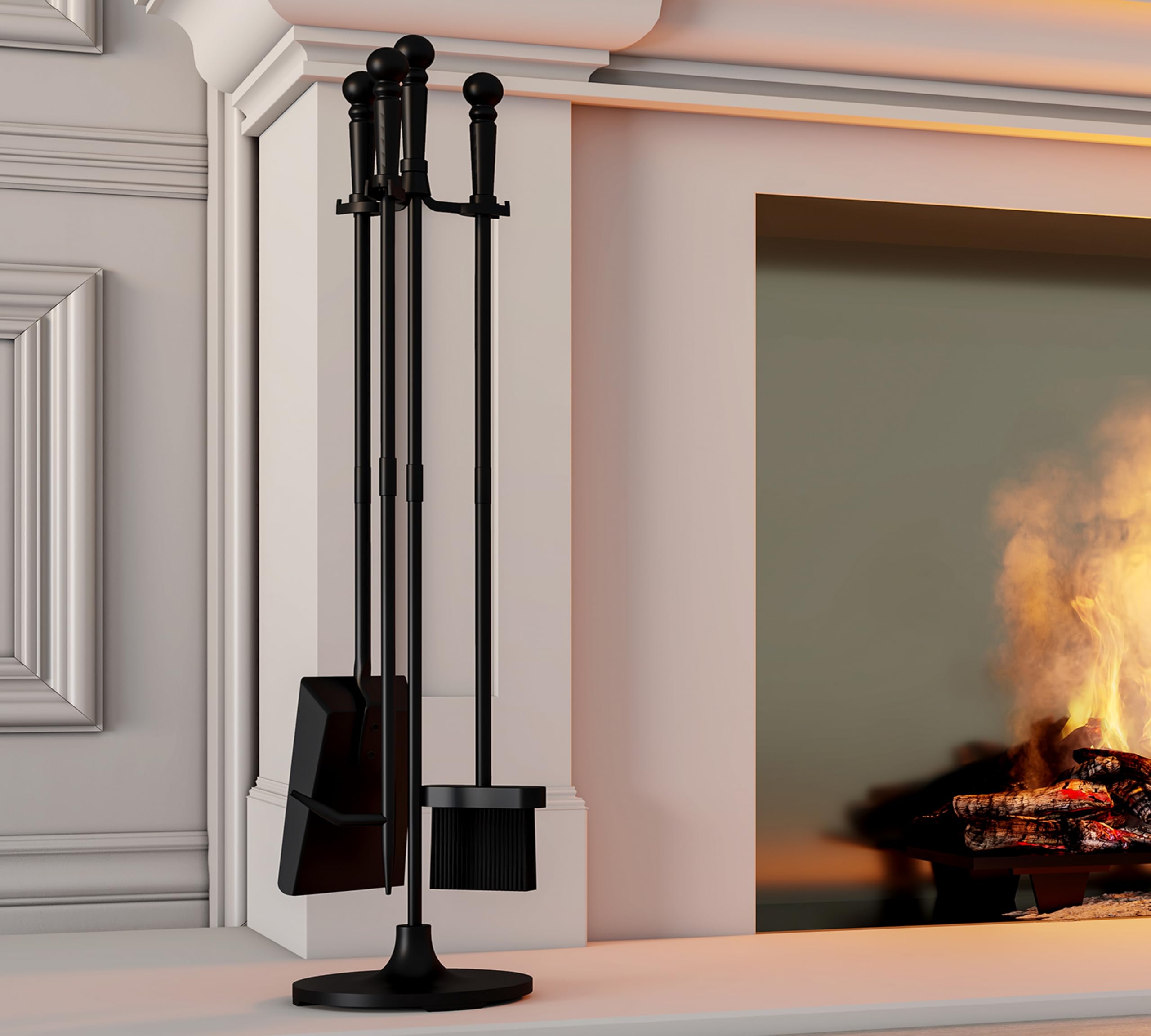 Fire Beauty base lourde du support assurant stabilité et rangement sûr