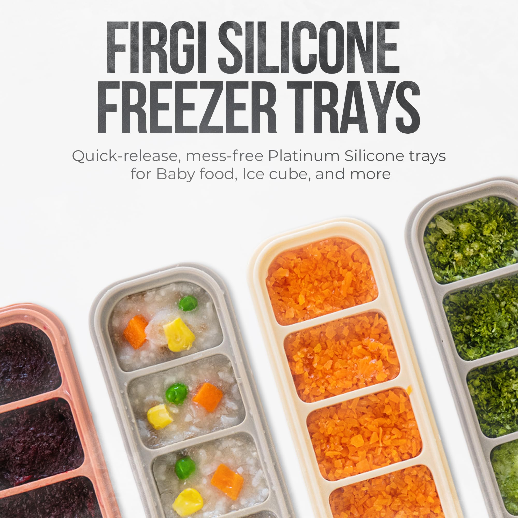 Firgi gros plan silicone platine texture durable et sûre
