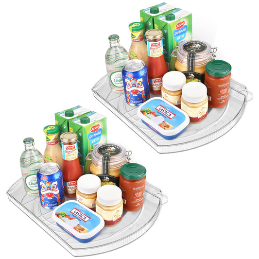FIRJOY packaging du plateau tournant rectangulaire montrant contenu et dimensions utiles