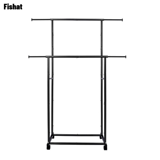Fishat gros plan sur la tringle extensible, ajuste la largeur pour plus d'accroche