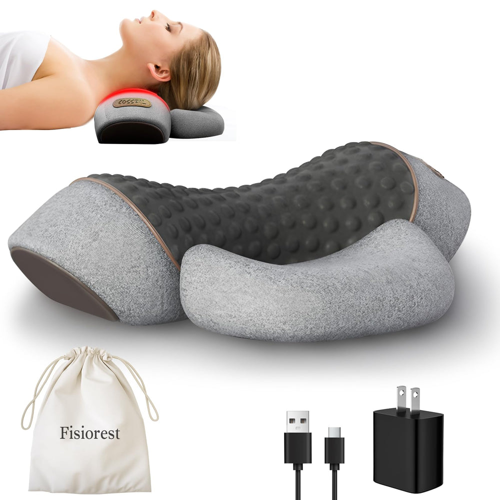 Fisiorest oreiller face avant montrant forme ergonomique et soutien