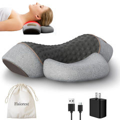 Fisiorest oreiller face avant montrant forme ergonomique et soutien