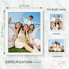Fisnish cadre 8x10 plexiglas haute définition pour protection sûre
