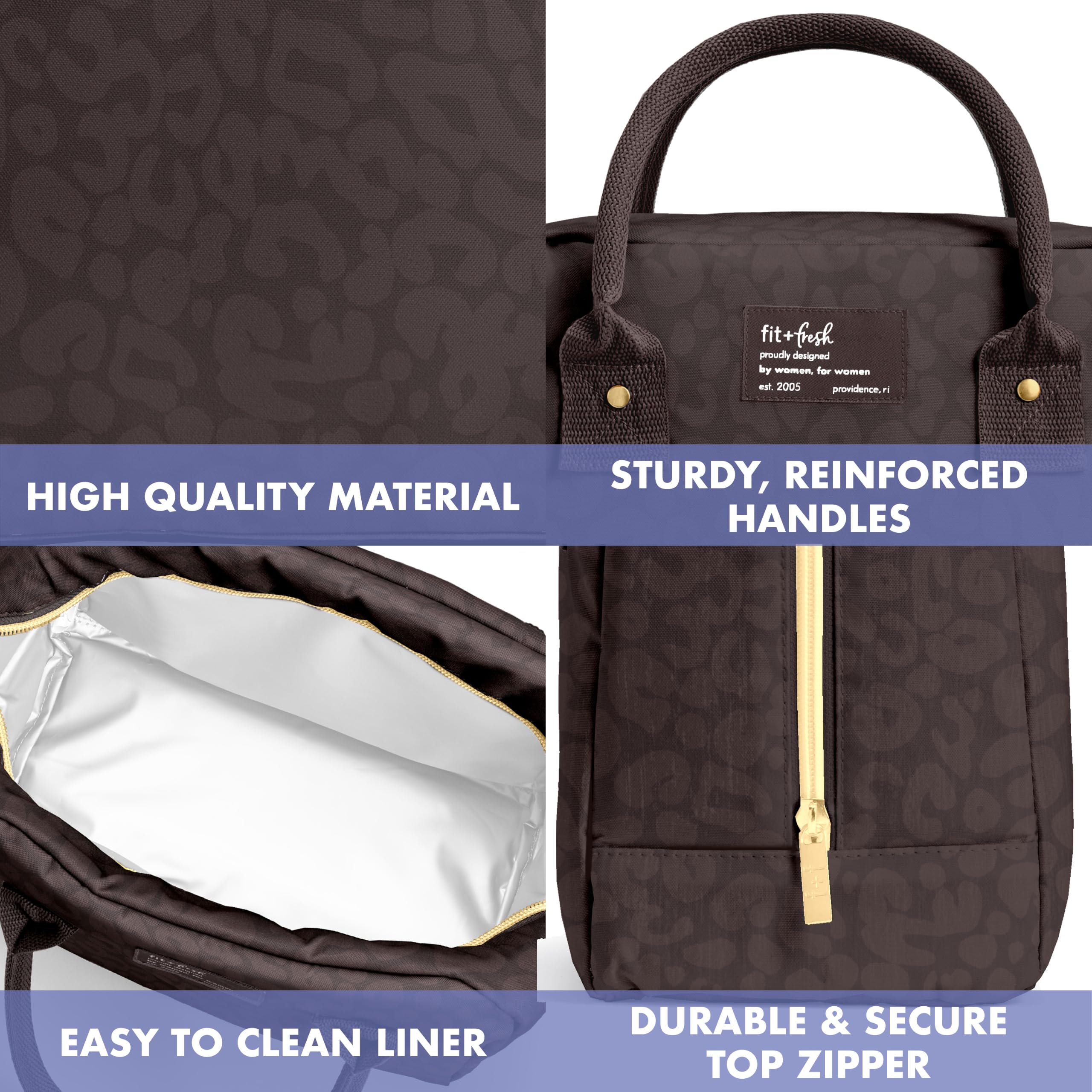 Fit & Fresh sac utilisé au bureau pour repas sain et présentation soignée