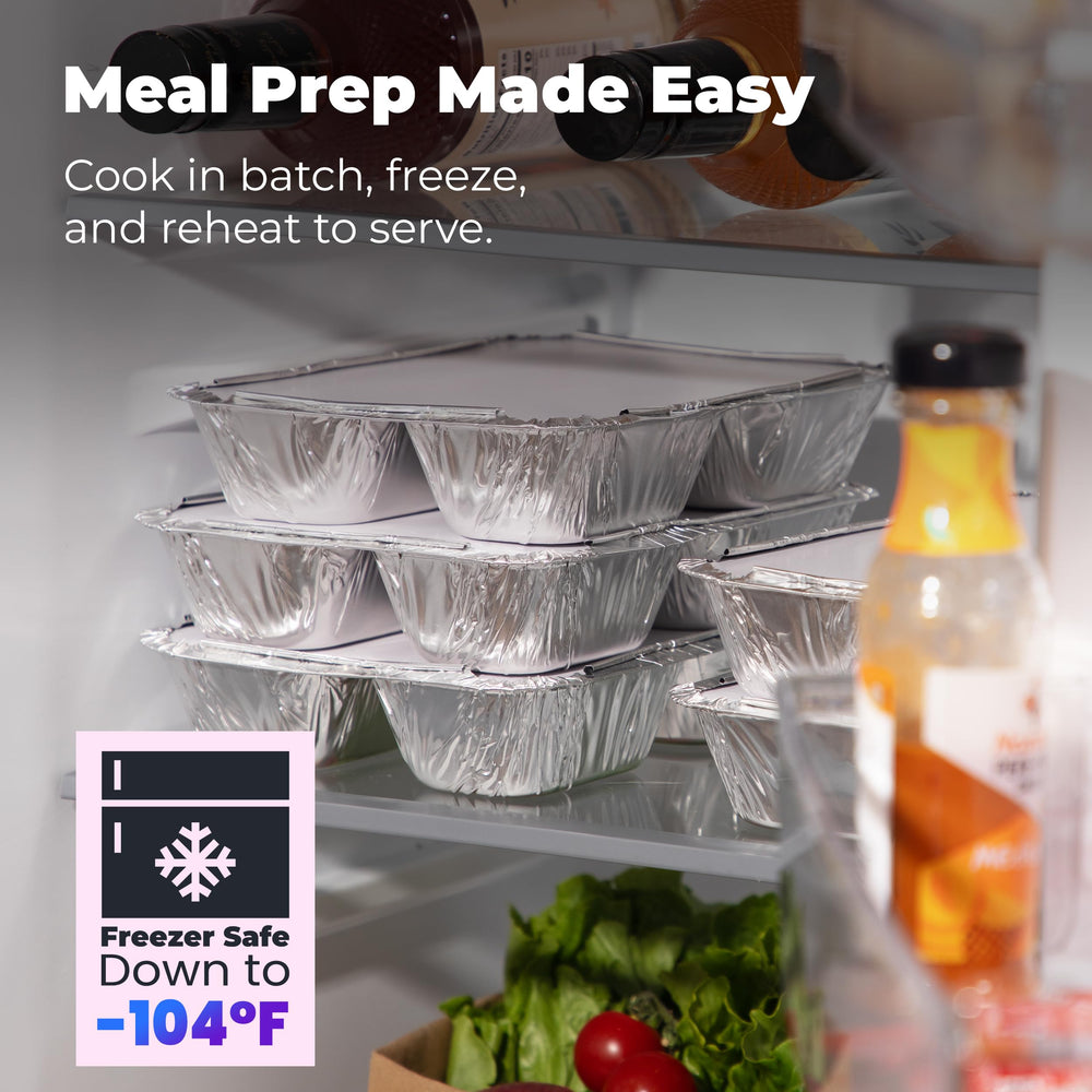 Fit Meal Prep barquette fermée par couvercle plat, transport propre et stable