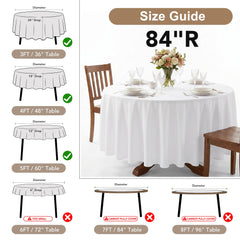 Fitable nappe pliée prête à stocker, facilitant le rangement et la réutilisation
