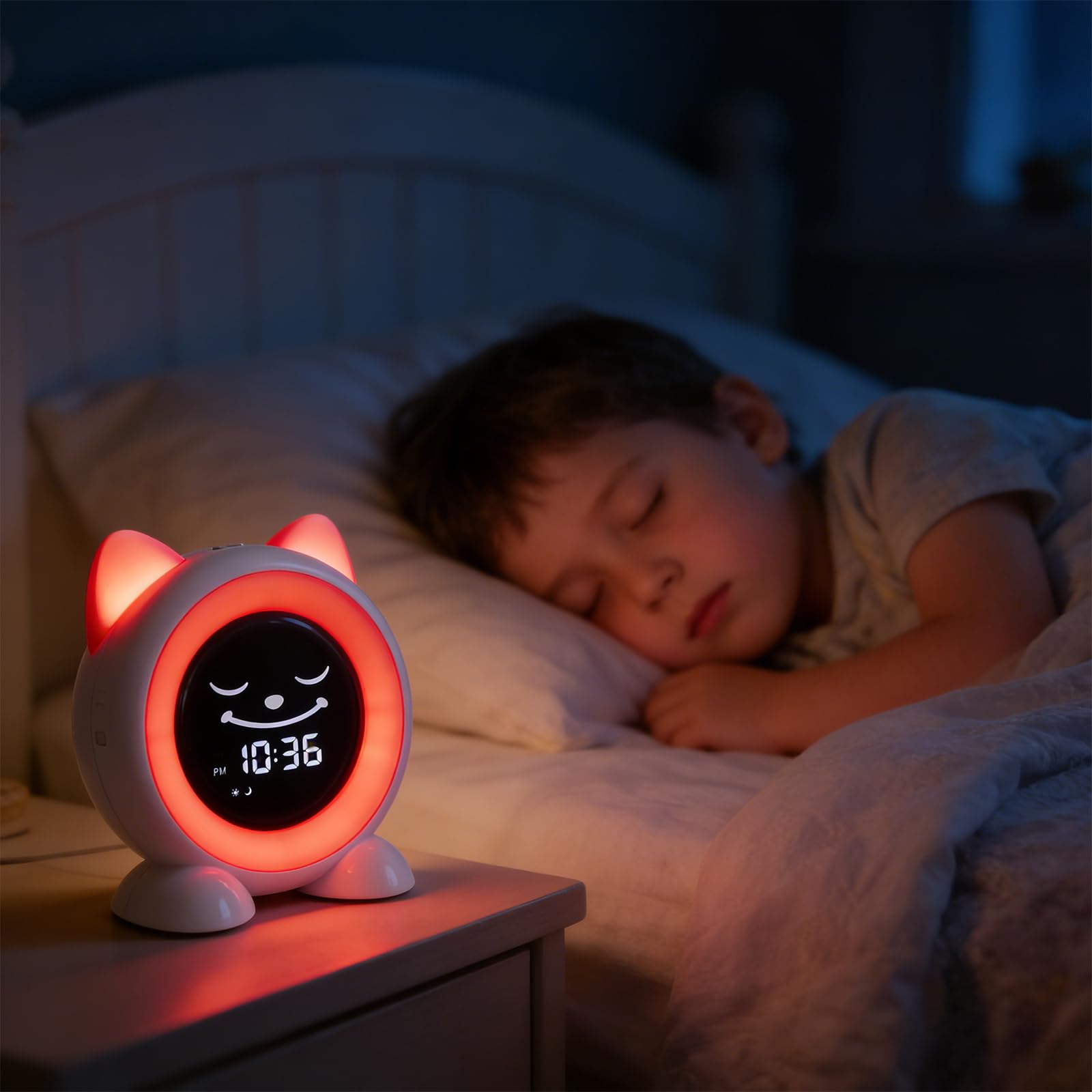 FiveHome veilleuse dix couleurs avec intensité réglable bénéfice apaisant