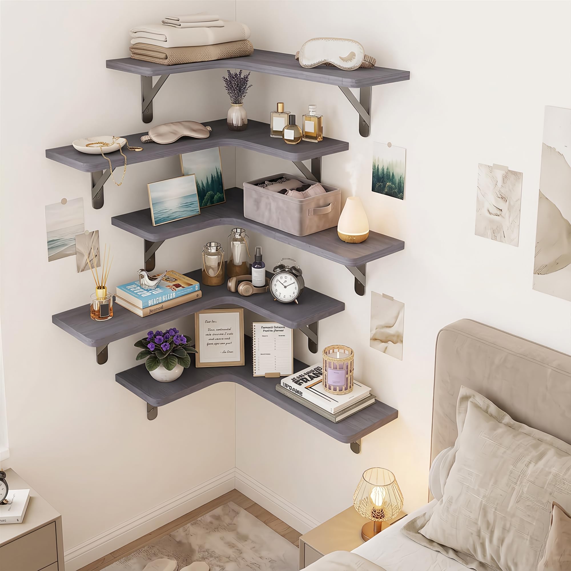 Fixwal ensemble d'accessoires inclus niveau, vis et chevilles facilitant l'installation