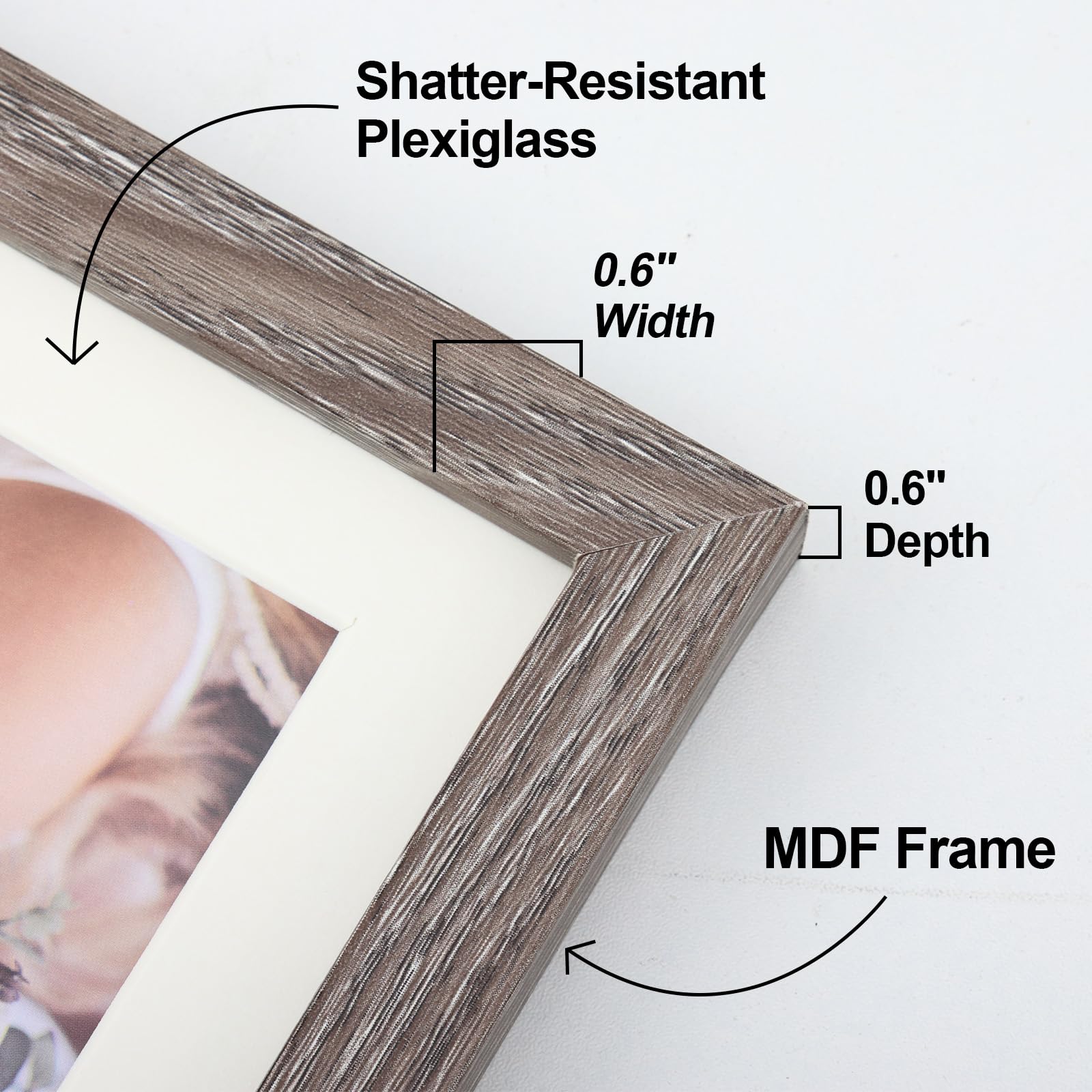 Fixwal cadre en pose libre sur table pour décor polyvalent