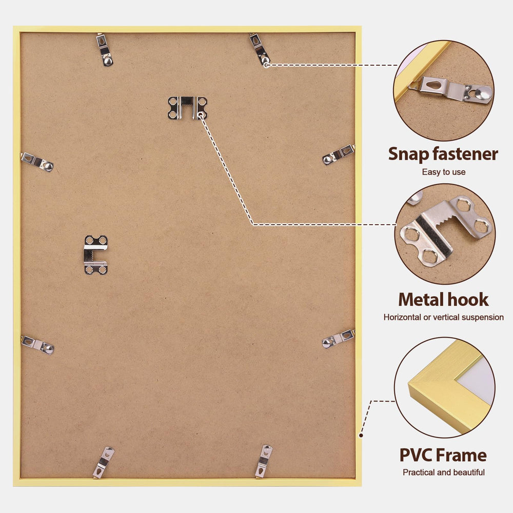 Fixwal dos du cadre montrant système de montage pratique