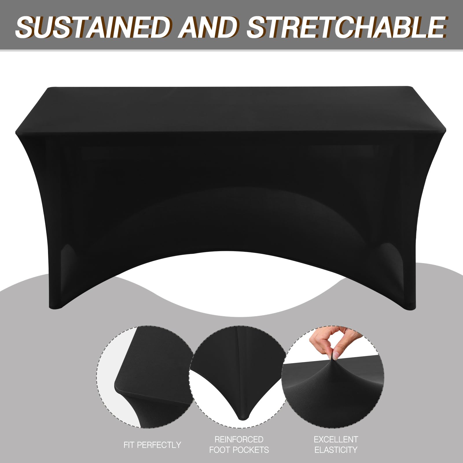 Fixwal gros plan tissu spandex élasticité et finition lisse