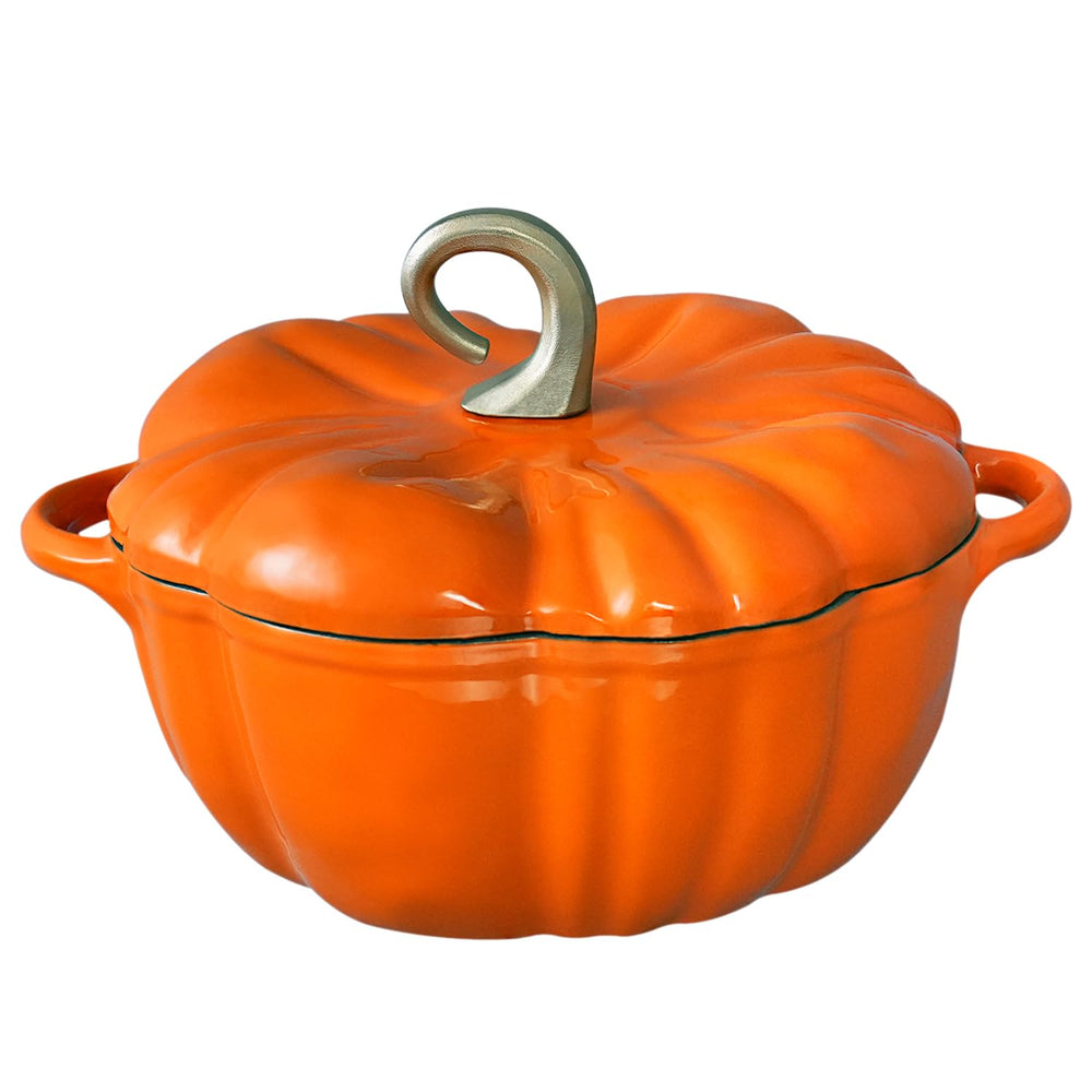 Flavehc cocotte citrouille face montrant le design festif et l'attrait visuel