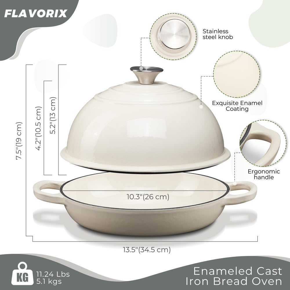 FLAVORIX cocotte vue de profil montrant le dôme, favorise la levée homogène