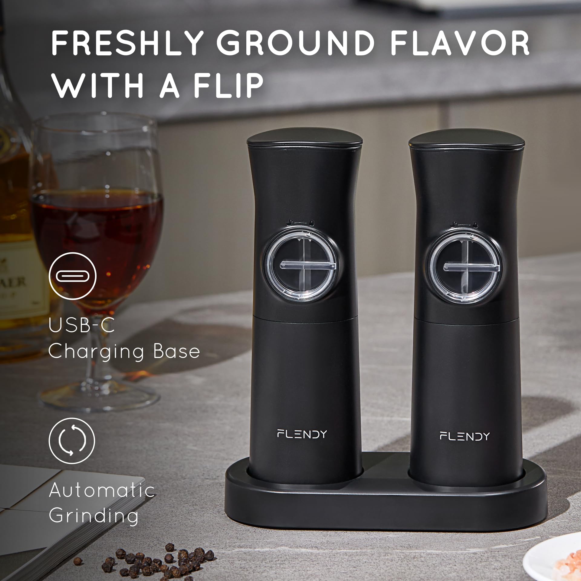 Flendy base de charge USB‑C double montrant recharge rapide