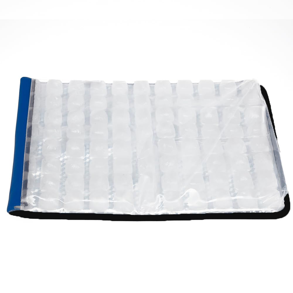 FlexiFreeze gros plan sur la feuille de glace amovible avec 88 cubes scellés