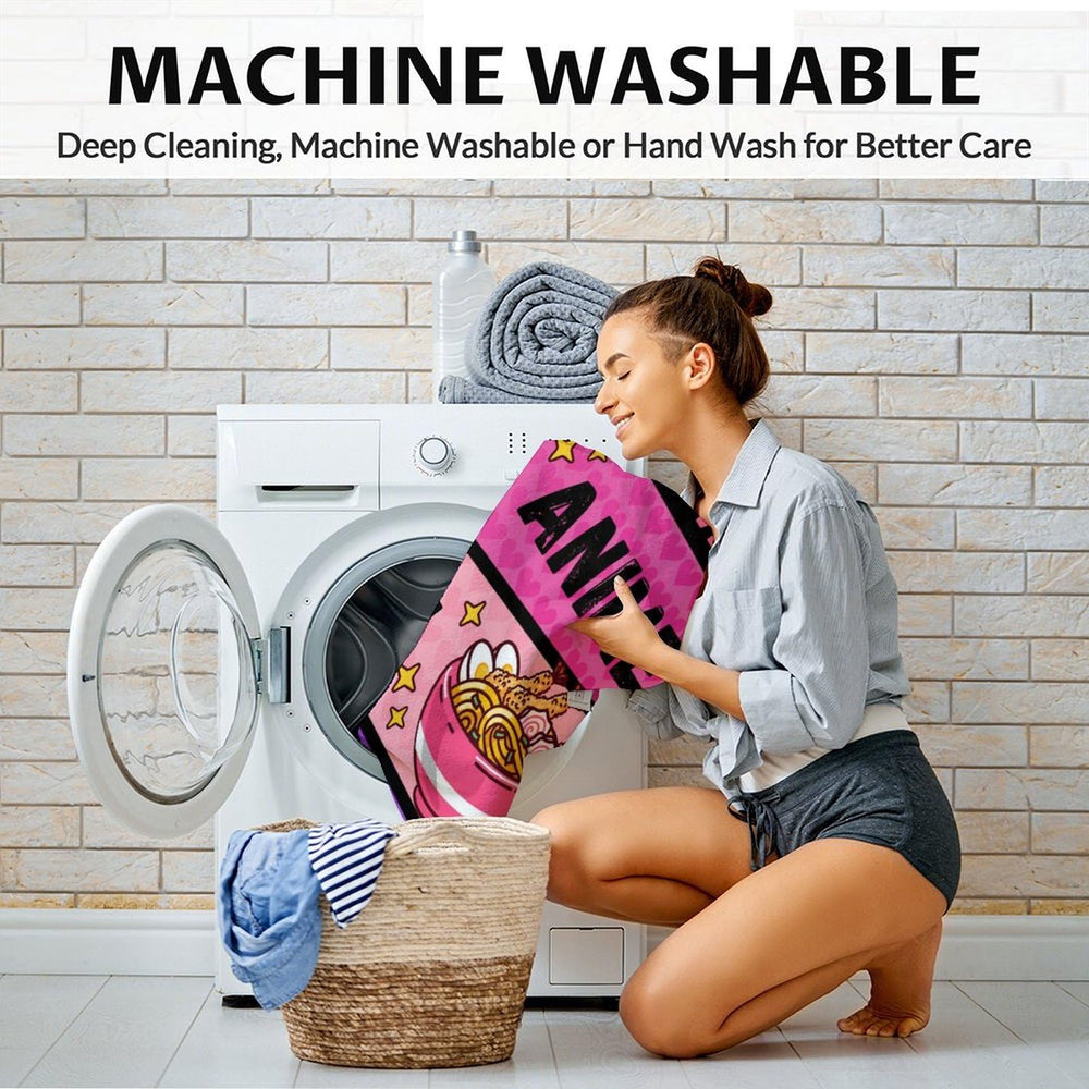 FLEXIMX plaid à côté d’un coussin pour visualiser la taille pratique