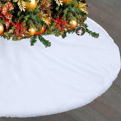 floenam jupe de sapin face avant blanche luxueuse et accueillante