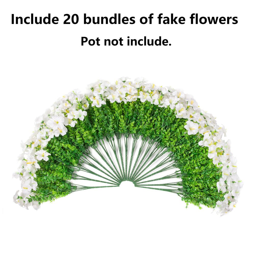 florisso bouquets placés en jardinière embellissent terrasse sans entretien