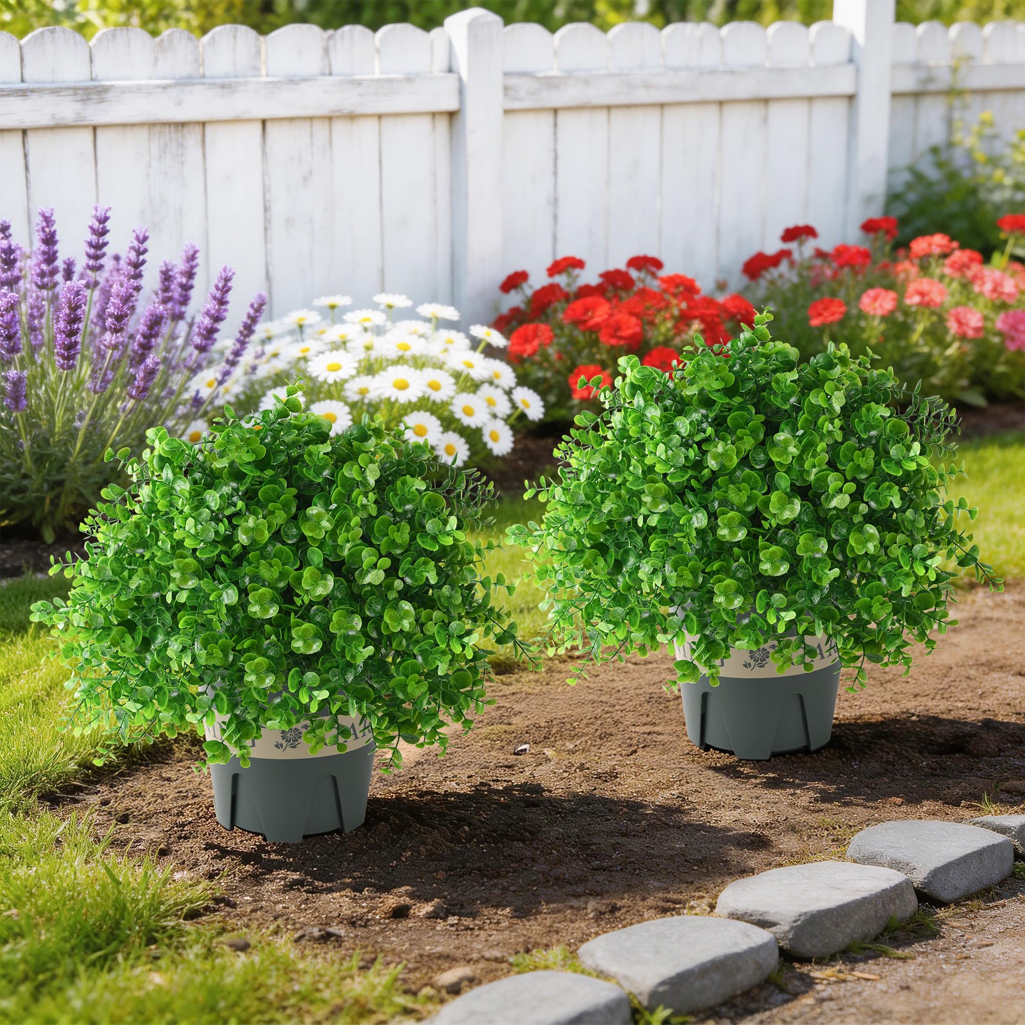 florisso topiaire placé en jardin résiste aux intempéries