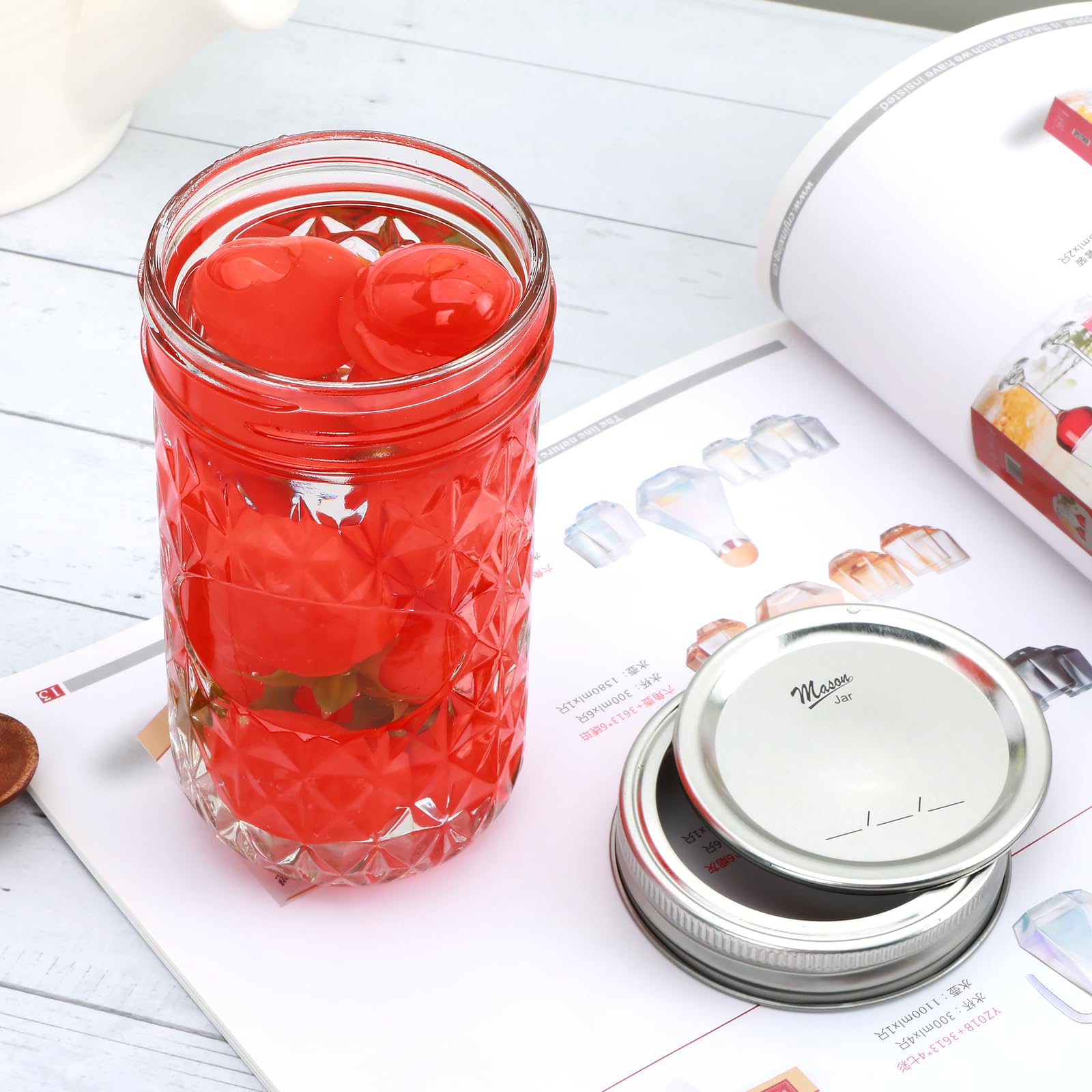 Flrolove bocaux remplis de confitures illustrant usages alimentaires