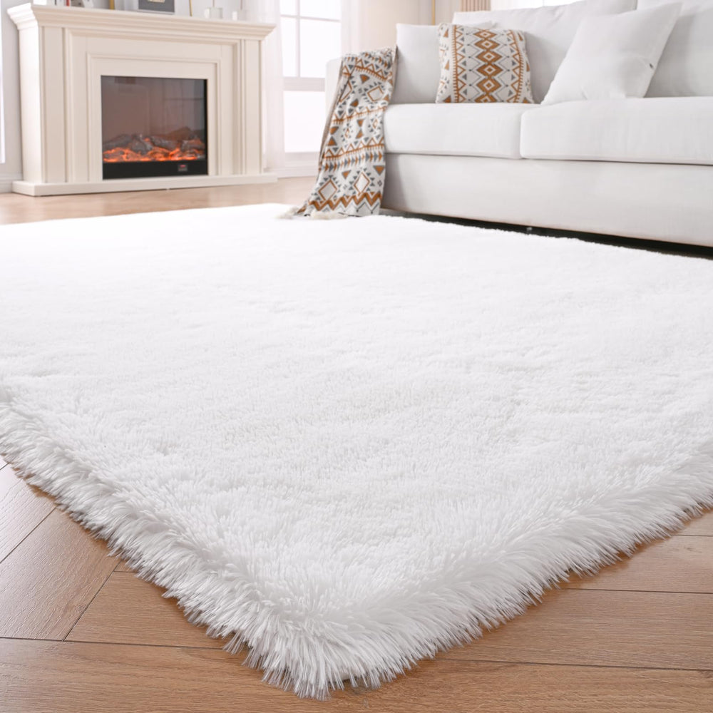 Fluffyrug détail du dos antidérapant montrant sécurité et stabilité au sol