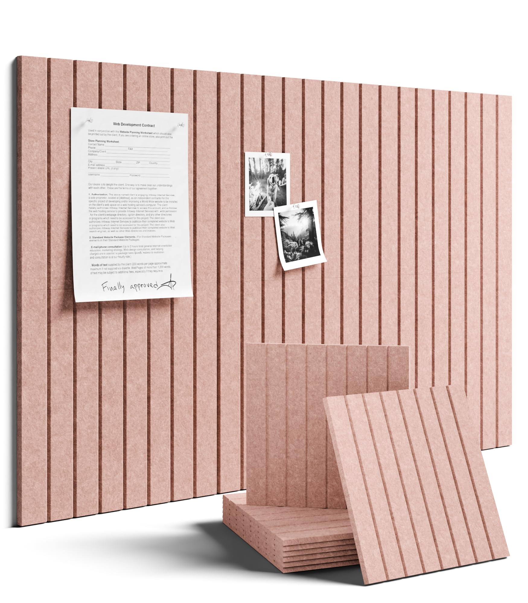 Fluxynara vue frontale du tableau rose apportant organisation et style