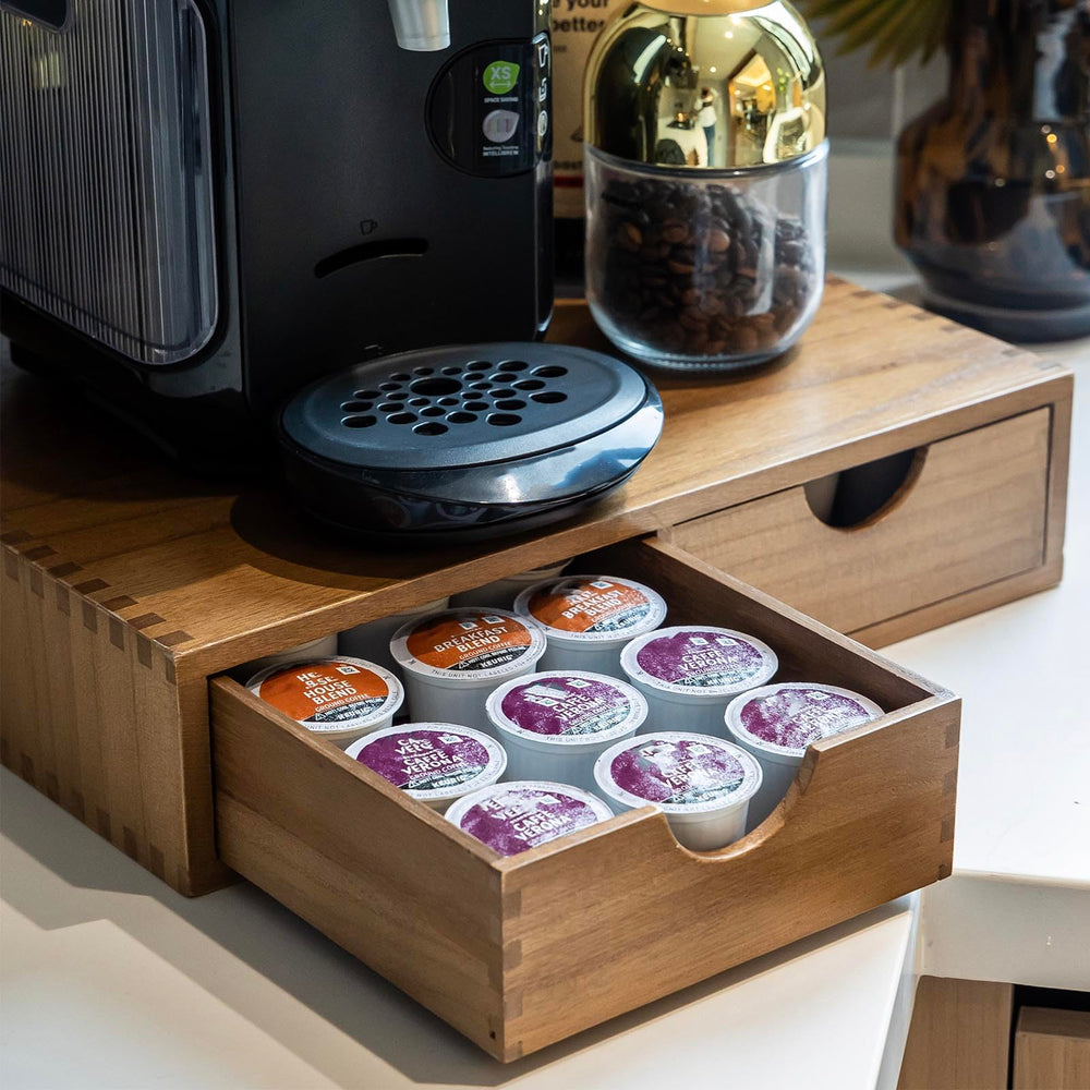 FLYIEE boîte devant montrant rangement ordonné des capsules