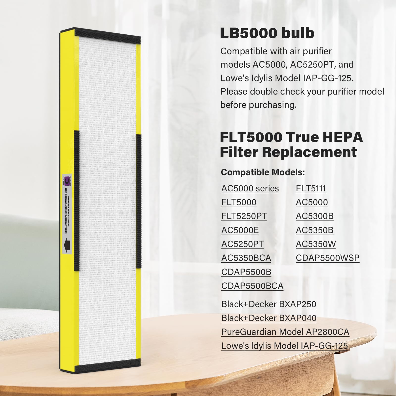 FMDZFL FLT5000 en cours d'installation dans un purificateur, assure une maintenance facile