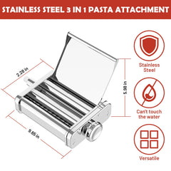 FOCOLLK gros plan du rouleau en acier inoxydable montrant la finition lisse