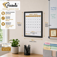 Fodeez bord noir du cadre mettant en valeur une finition professionnelle
