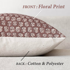 Foindtower gros plan sur l'impression florale pour une couleur durable et nette