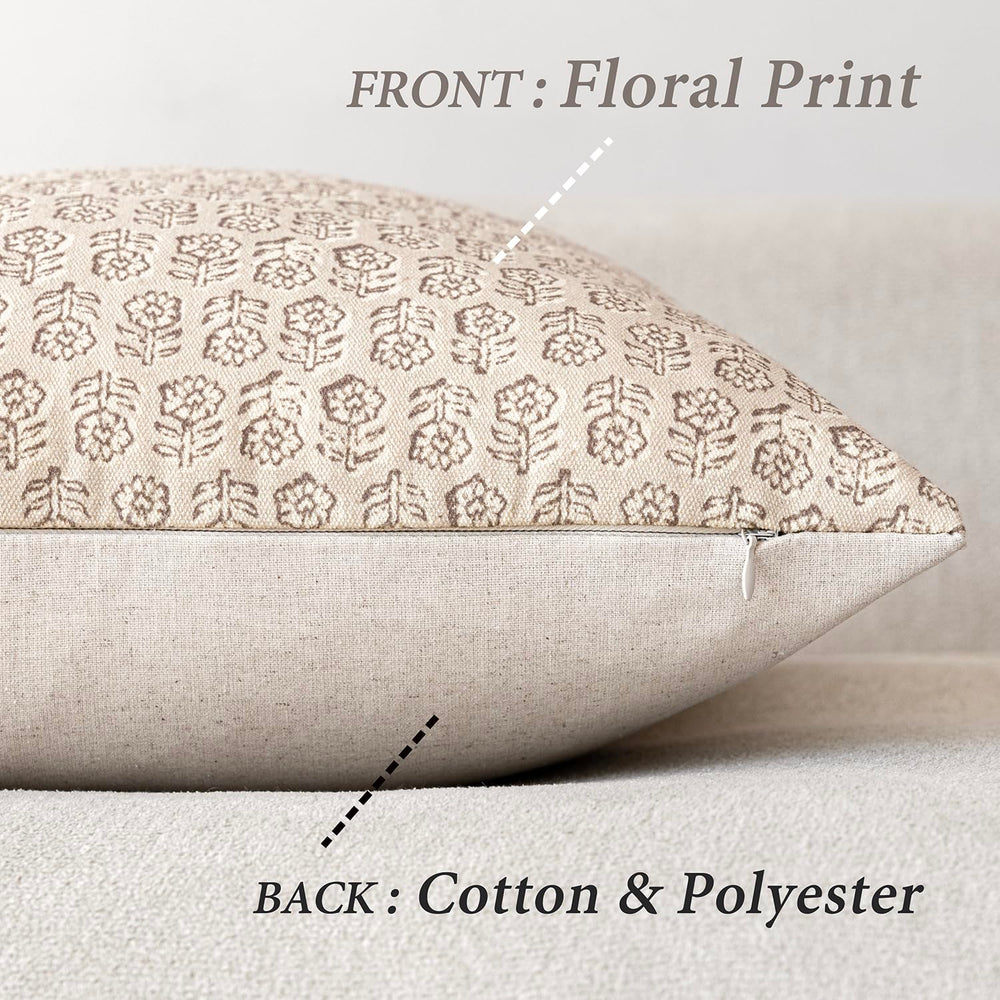 Foindtower gros plan tissu coton-polyester, texture douce résistante
