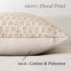 Foindtower gros plan tissu coton-polyester, texture douce résistante