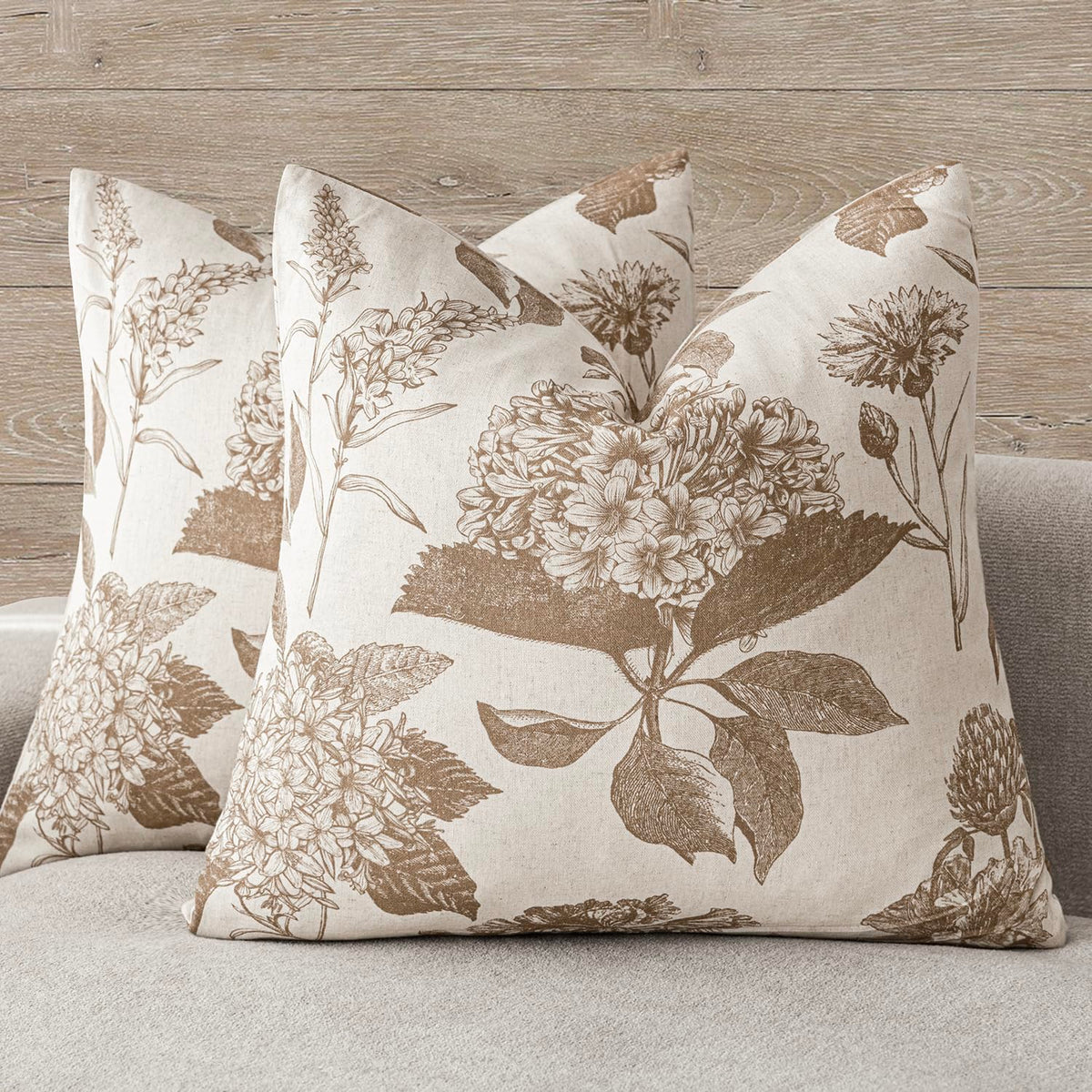 Foindtower housse face avant motif floral vintage apporte charme