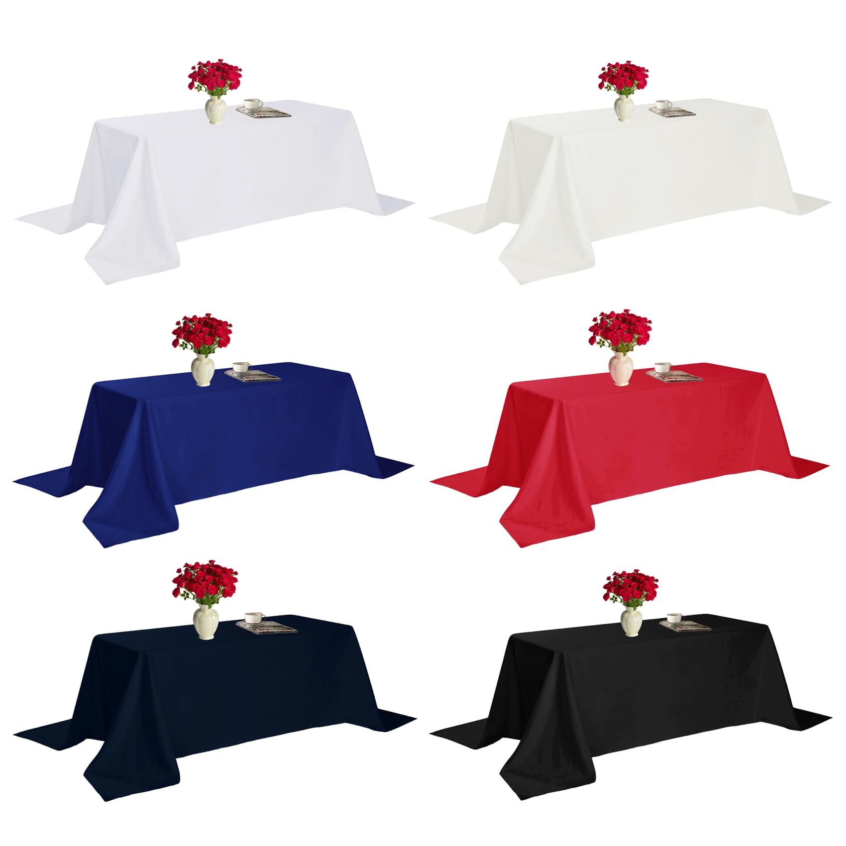 Fokitut mise en scène festive montrant nappes pour mariage ou banquet, look uniforme et propre