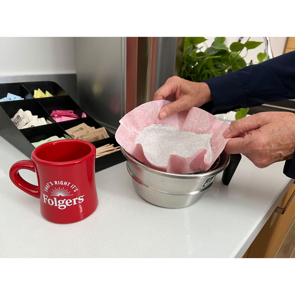 Folgers comparaison taille pour visualiser l'échelle et le format pratique