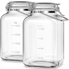 Folinstall vue avant du bocal 1,5 gallon montrant clarté et capacité