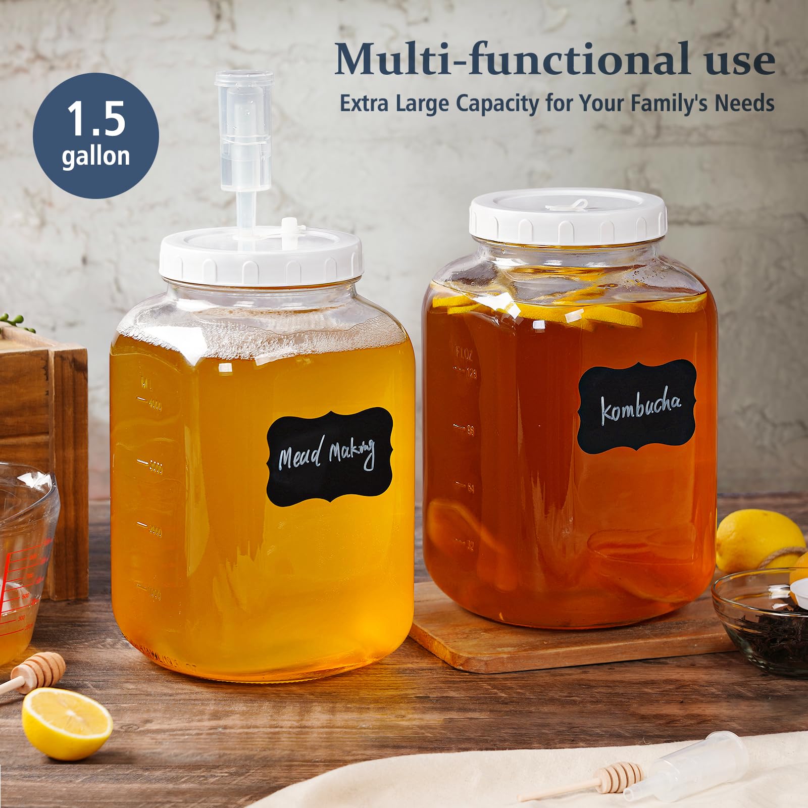 Folinstall bocal en usage pour kimchi démontrant fermentation maison pratique