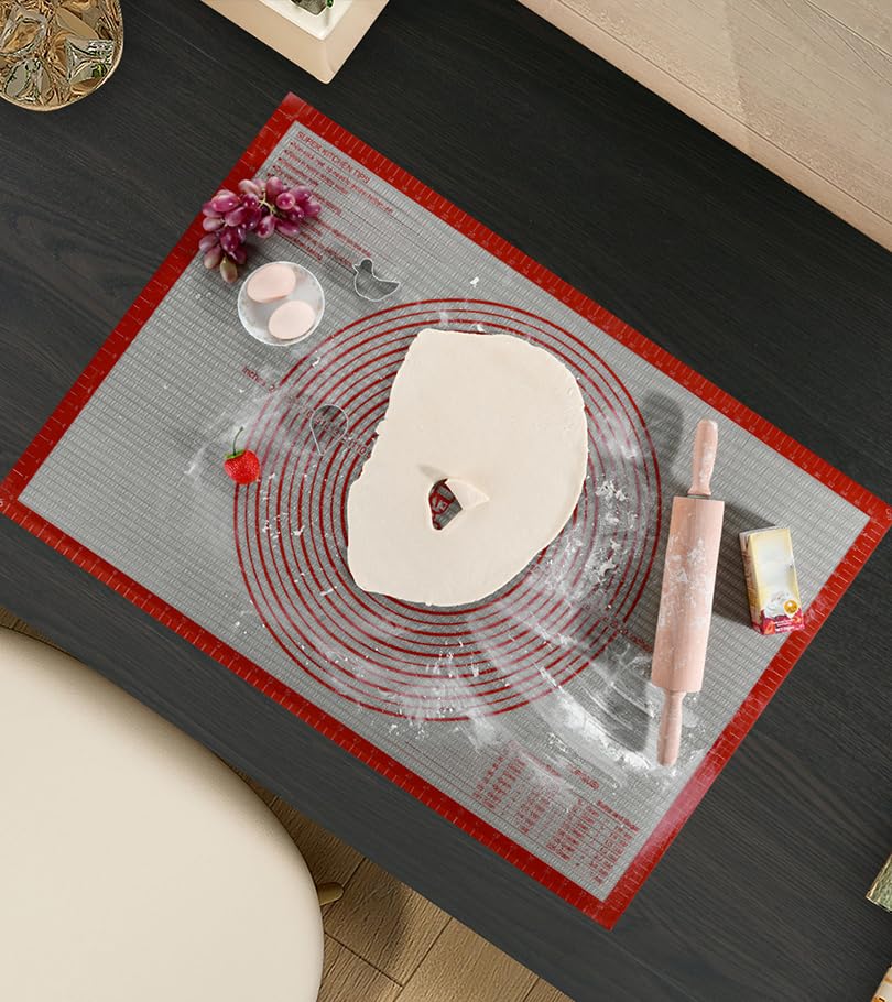 Folksy Super Kitchen gros plan texture en silicone offrant prise stable et nettoyage facile