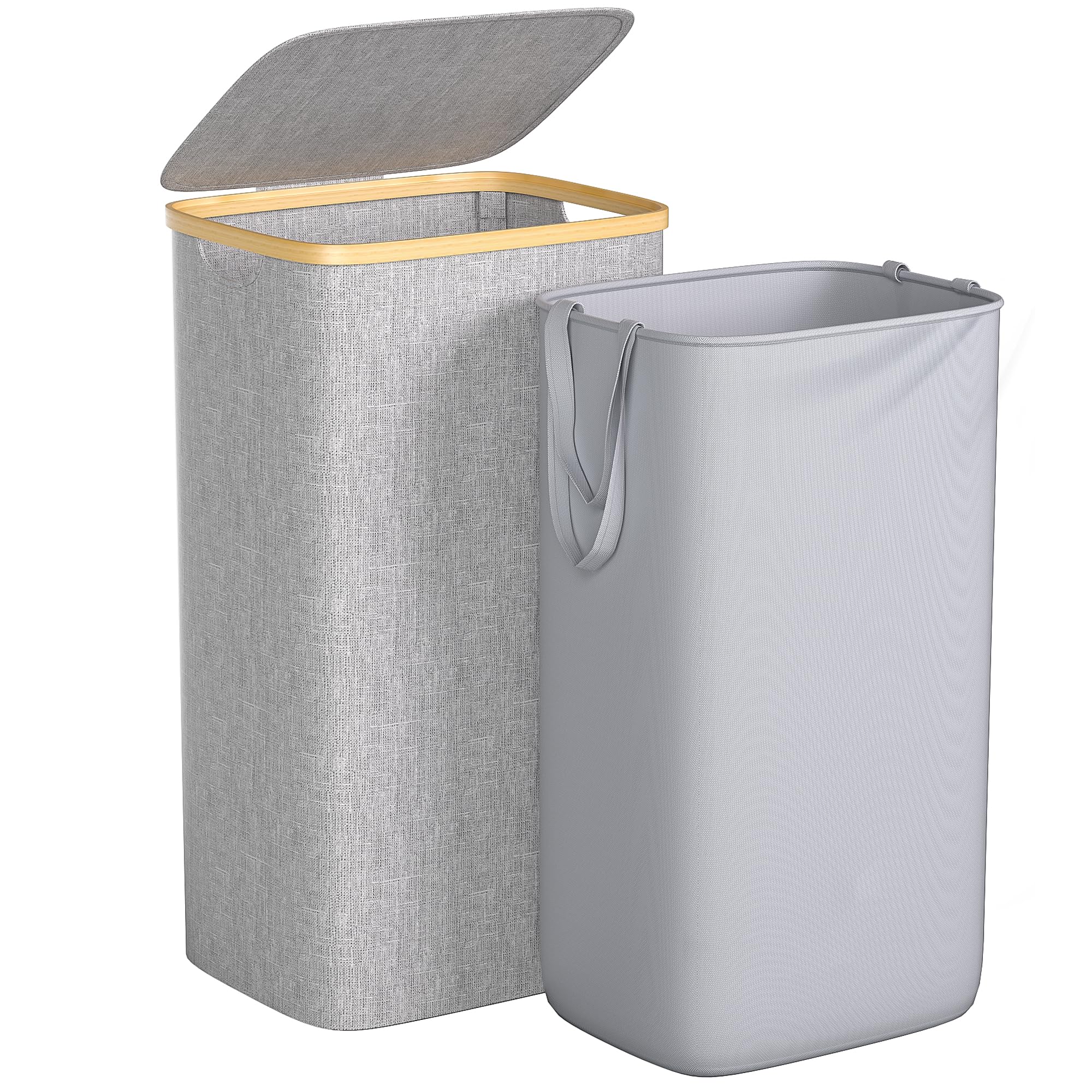 Panier Foluck face avant montrant la capacité 100L et le tissu résistant