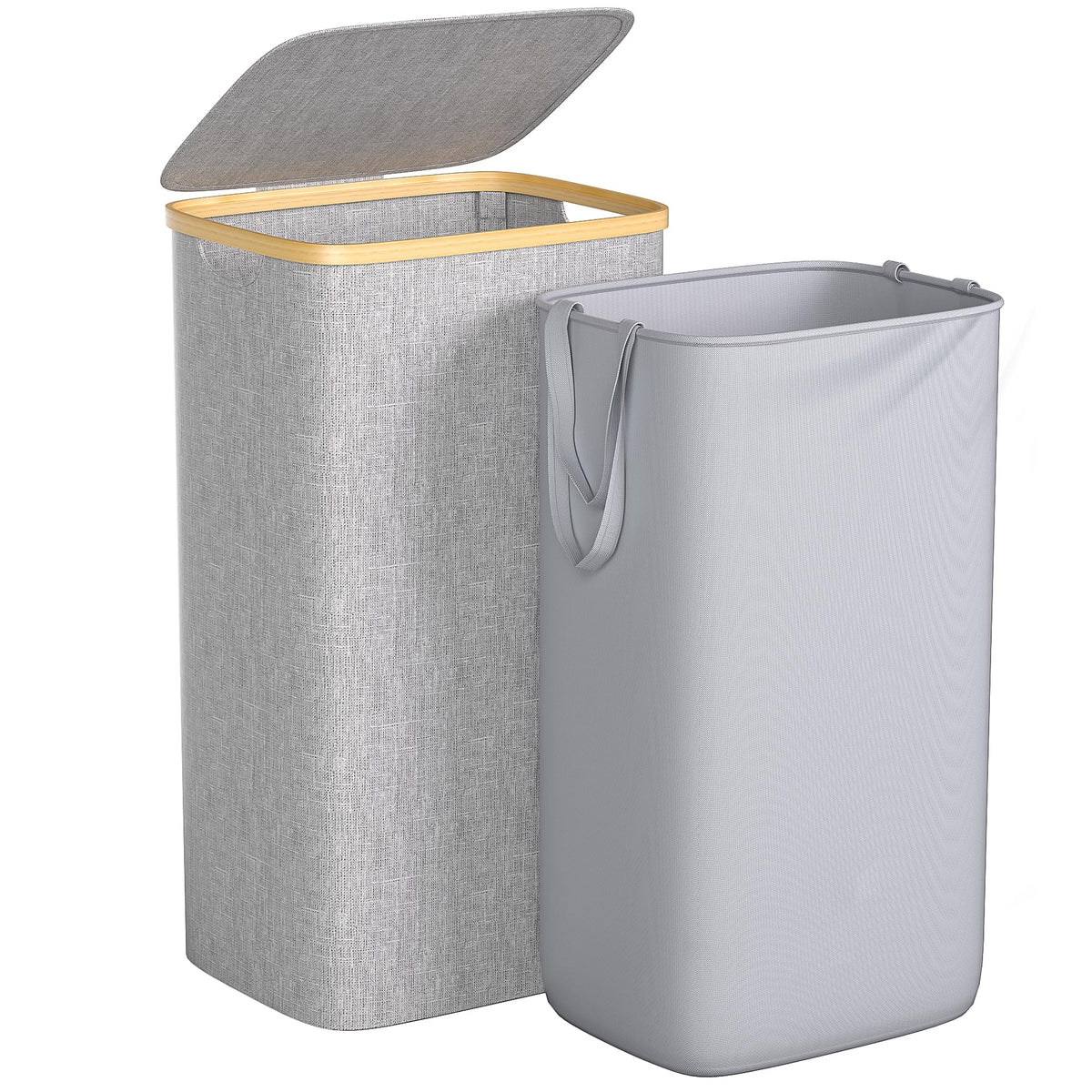 Panier Foluck face avant montrant la capacité 100L et le tissu résistant