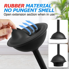 FORASTO utilisation de la ventouse et de la brosse, maniement facile et hygiénique