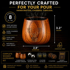 Forestcraft intérieur carbonisé du verre ajoutant arôme fumé subtil