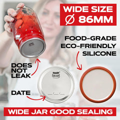 FORJARS gros plan du joint silicone sans BPA assurant étanchéité fiable