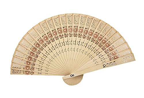 FORSUN face avant du lot de 50 éventails, idéal pour cadeaux de mariage